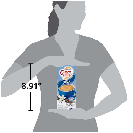 Coffee Mate French Vanilla Single Serve Liquid Creamer .375 oz. Cup, PK200 10050000351708